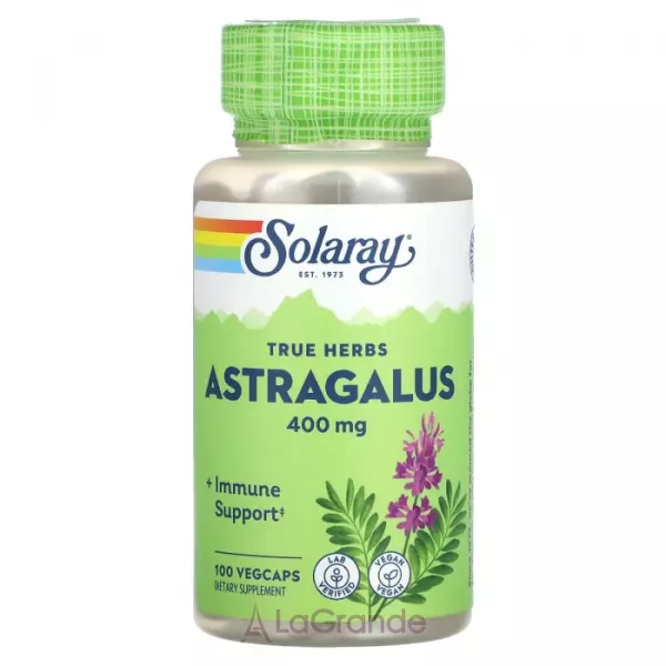 Solaray True Herbs Astragalus 400 mg ĳ������ ������� 