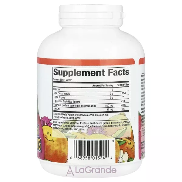 Natural Factors Vitamin C 500 mg Peach Passionfruit And Mango �������� �������� � ������� C, � ������ �������, ������ �� �����