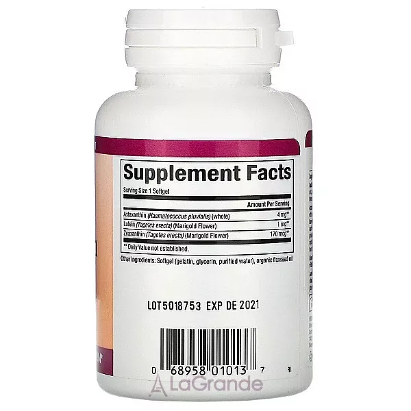 Natural Factors Astaxanthin Plus 4 mg ĳ������ ������� 