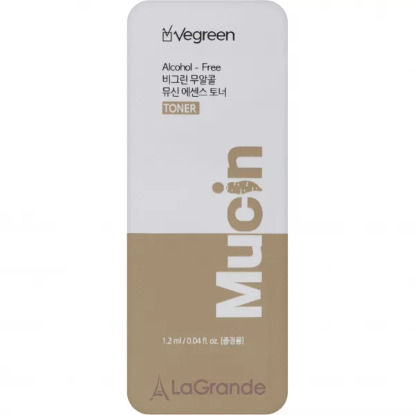 Vegreen Alcohol-Free Nature Mucin Essence Toner ����� ��� ���� � �������, ��� ������