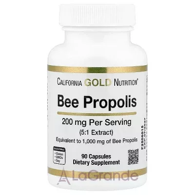 California Gold Nutrition Bee Propolis 5:1 Extract 1000 mg ����������� ������� 