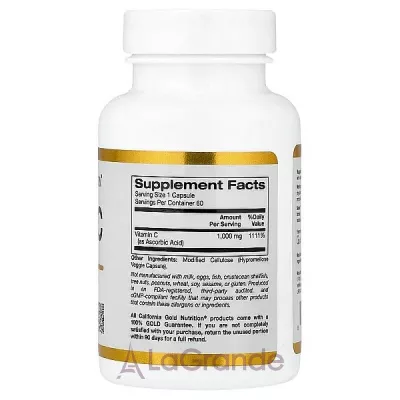 California Gold Nutrition Vitamin C With Quali-C 1000 mg ����������� ������� 