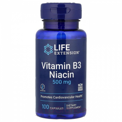 Life Extension Vitamin B3 Niacin 500 mg ����������� ������� 
