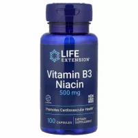 Life Extension Vitamin B3 Niacin 500 mg ĳ������ ������� "³���� �3 (������)", 500 ��