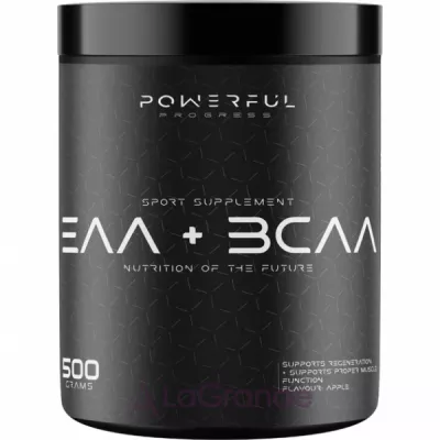 Powerful Progress EAA + BCAA Apple �������� ���������� ��� + ���� 