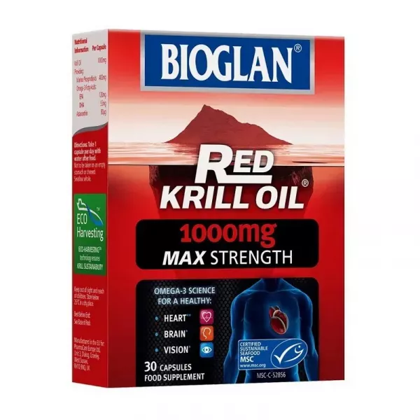 Bioglan Red Krill Oil Max Strength 1000 mg ����������� ������� 