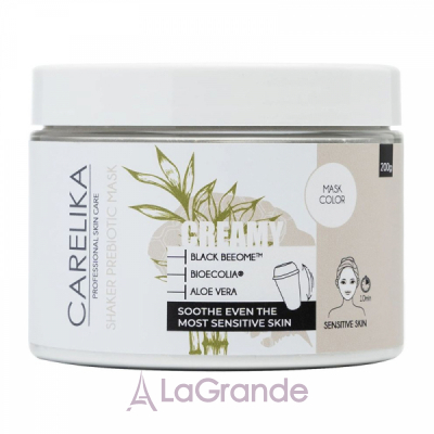 Carelika Creamy Shaker Prebiotic Mask Black Beeome ������� �����-������ ��� ������� �� ����� ��������� � ���� ������