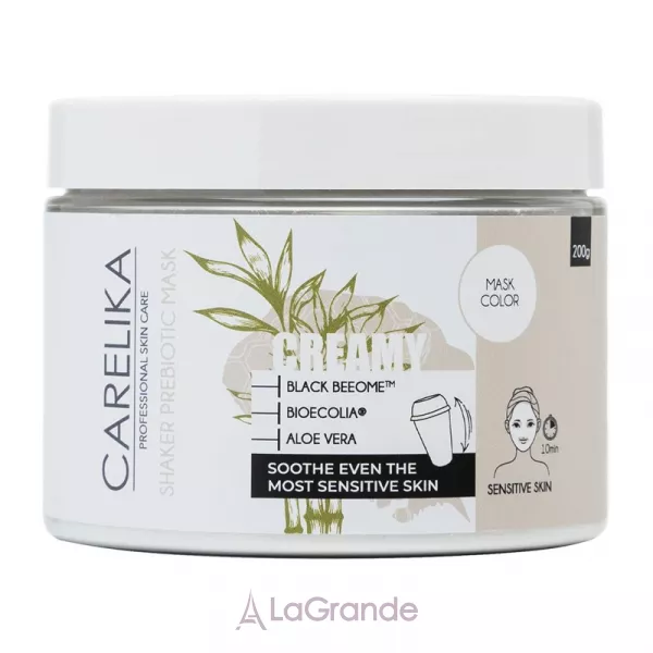 Carelika Creamy Shaker Prebiotic Mask Black Beeome �������� �����-������ ��� ���� �� ������ ����������� � ����� ������