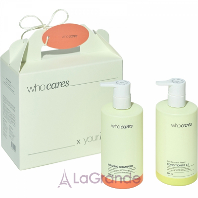 Who Cares Hair Care Set Firming Shampoo x Conditioner 2.0 ����� ��� ����� (shm/300ml + h/cond/300ml)