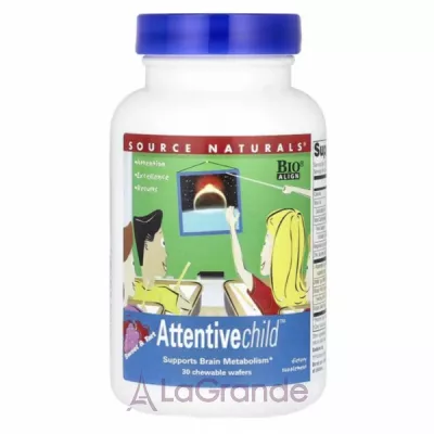 Source Naturals Attentive Child Fruit ���� ��� ������������ ����� �� ���������� ���'�� ���� � ��������� ���������.
