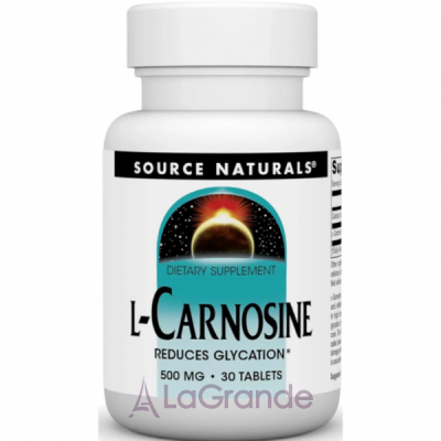 Source Naturals L-Carnosine 500 mg ����������� ������� 