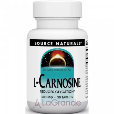 Source Naturals L-Carnosine 500 mg ����������� ������� 