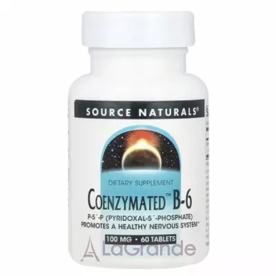 Source Naturals Coenzymated� Vitamin B-6 100 mg ������� ������� 