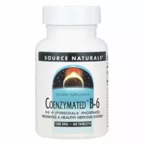 Source Naturals Coenzymated� Vitamin B-6 100 mg ������� ������� "������� ³����� B6" 100 ��