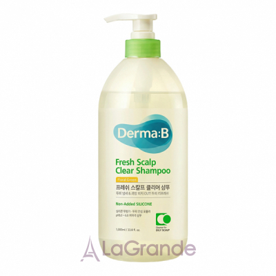 Derma:B Fresh Scalp Clear Shampoo Floral Green ������� ��������� ���������
