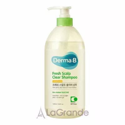Derma:B Fresh Scalp Clear Shampoo Floral Green ������� ��������� ���������