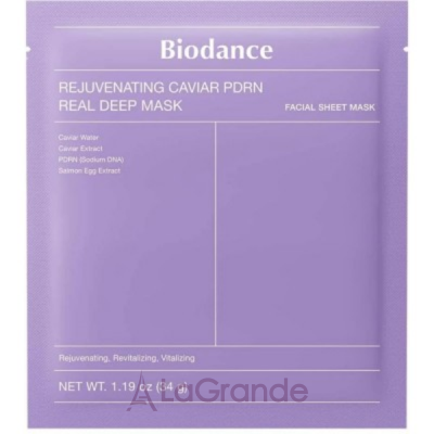 Biodance Rejuvenating Caviar PDRN Real Deep Mask �������������� ���������� ����� � ����� �� PDRN
