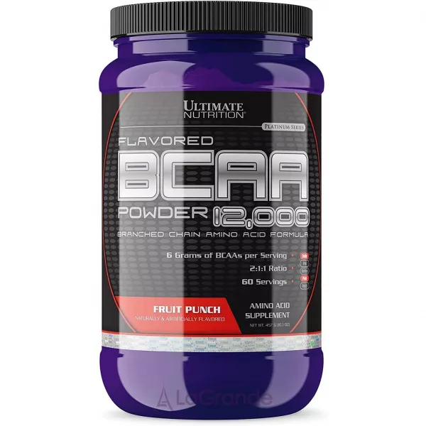 Ultimate Nutrition BCAA 12000 Powder Fruit Punch �������� ����������� BCAA 