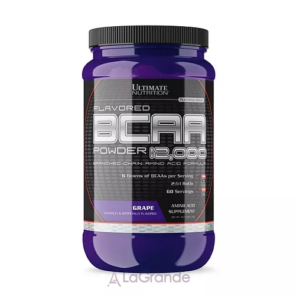 Ultimate Nutrition BCAA 12000 Powder Grape �������� ����������� BCAA 