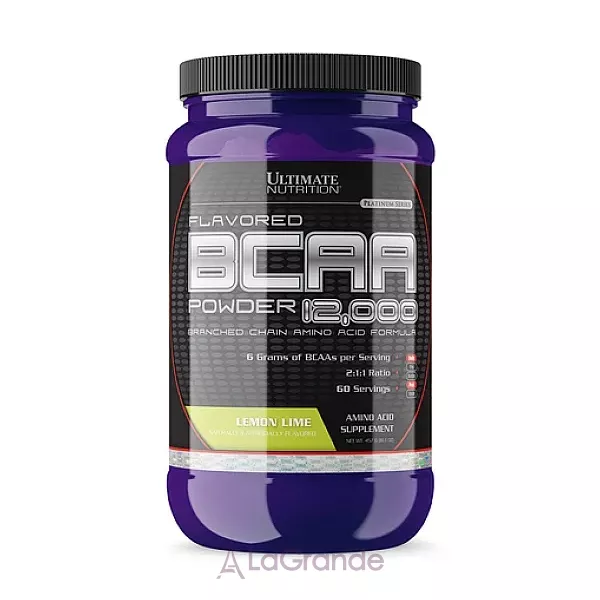Ultimate Nutrition BCAA 12000 Powder Lemon Lime �������� ����������� BCAA 