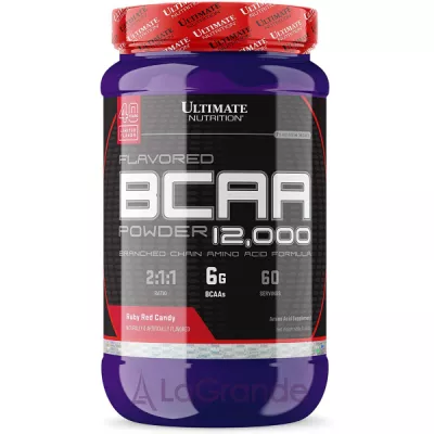 Ultimate Nutrition BCAA 12000 Powder Ruby Red Candy �������� ���������� BCAA 