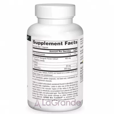 Source Naturals Lutein 20 mg ĳ������ ������� 
