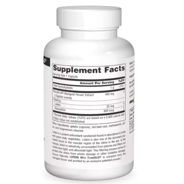 Source Naturals Lutein 20 mg ����������� ������� 