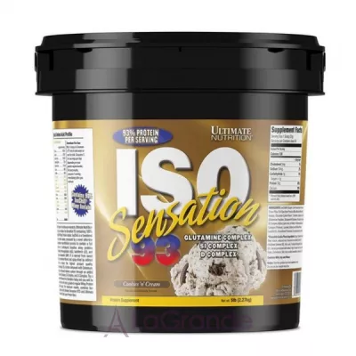 Ultimate Nutrition Iso Sensation Cookies And Cream ������������ ������ Iso Sensation 