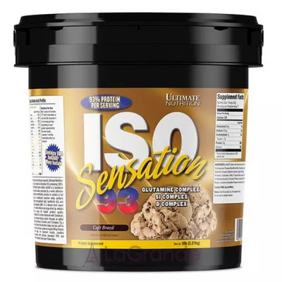 Ultimate Nutrition Iso Sensation Cafe Brazil ������������ ������ Iso Sensation 
