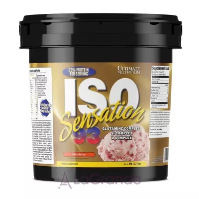 Ultimate Nutrition Iso Sensation Strawberry ������������ ������ Iso Sensation 