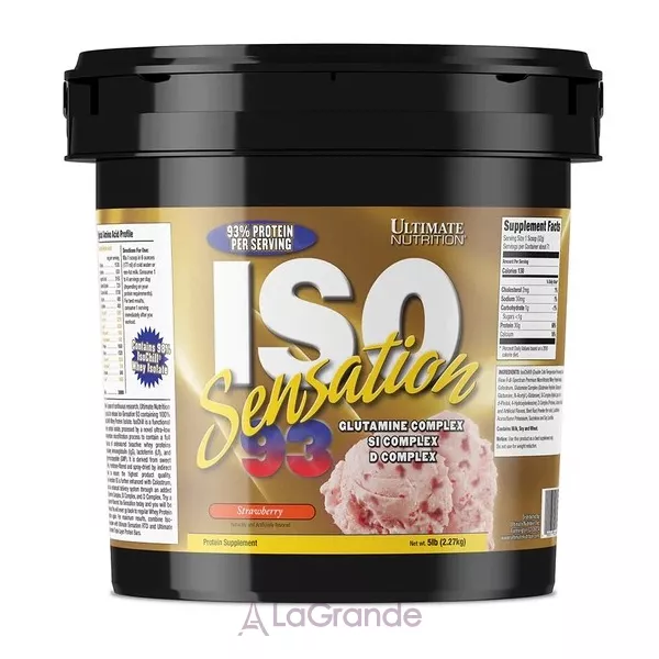 Ultimate Nutrition Iso Sensation Strawberry ������������ ������� Iso Sensation 