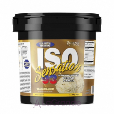 Ultimate Nutrition Iso Sensation Banana Ice Cream ������������ ������ Iso Sensation 