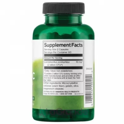 Swanson Probiotic for Daily Wellness 1 Billion CFU ĳ������ ������� 