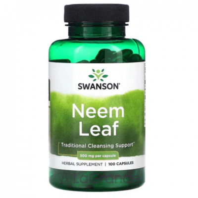 Swanson Neem Leaf 500 mg ĳ������ ������� ��� ������������ �������� ��������� 