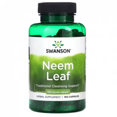 Swanson Neem Leaf 500 mg ĳ������ ������� ��� ������������ �������� ��������� 