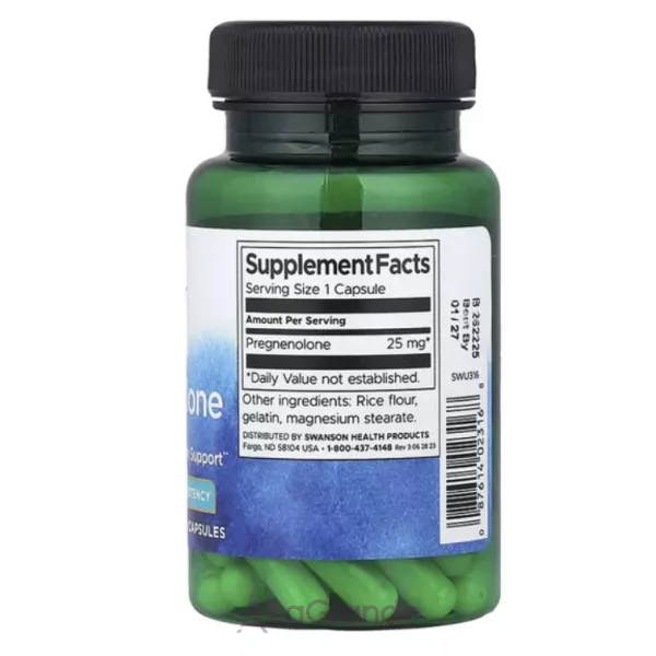 Swanson Pregnenolone 25 mg ����������� ������� ��� ����������� ������ ����� 