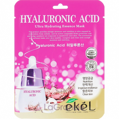 Ekel Hyaluronic Acid Ultra Hydrating Essence Mask �������� ����� � ������������ ��������