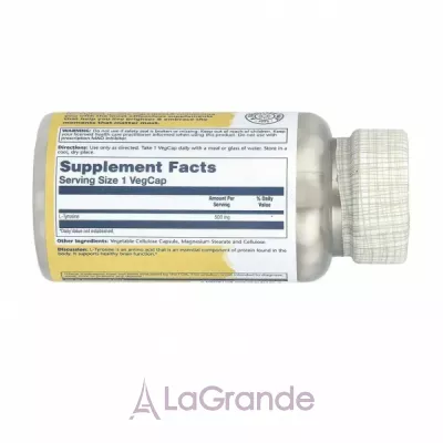 Solaray L-Tyrosine 500 mg ĳ������ ������� 
