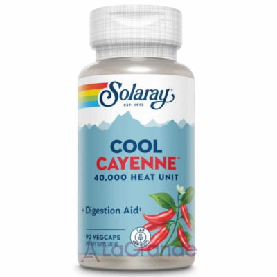 Solaray Cool Cayenne Pepper 40,000 HU 600mg ĳ������ ������� 