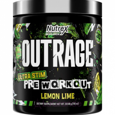 Nutrex Research Outrage High-Stim Pre-Workout Lemon Lime ����������������� �������� 