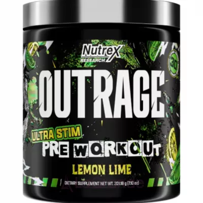 Nutrex Research Outrage High-Stim Pre-Workout Lemon Lime ����������������� �������� 