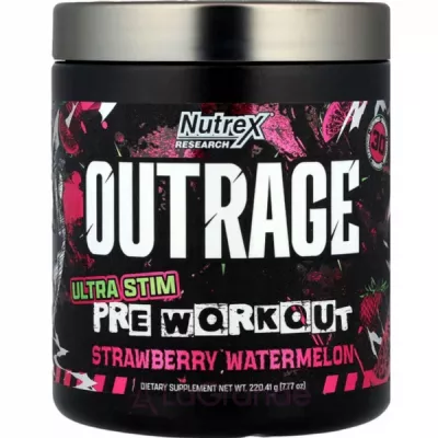 Nutrex Research Outrage Ultra Stim Pre Workout Strawberry-Watermelon ����������������� �������� 