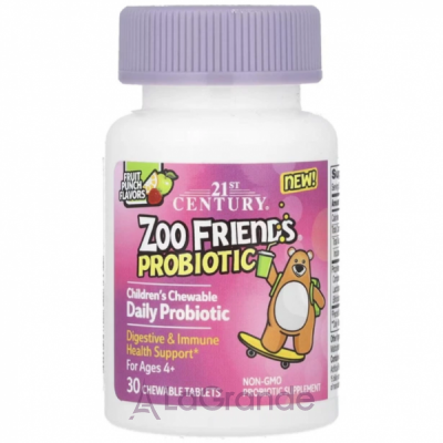 21st Century Zoo Friends Probiotic �������� ��� ���� �� 4-� ���� � ������ ���������� �����