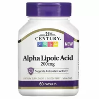 21st Century Alpha Lipoic Acid 200 mg ����������� ������� "�����-�������� �������" 200 ��