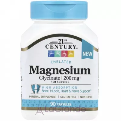 21st Century Magnesium Glycinate 200 mg ĳ������ ������� 