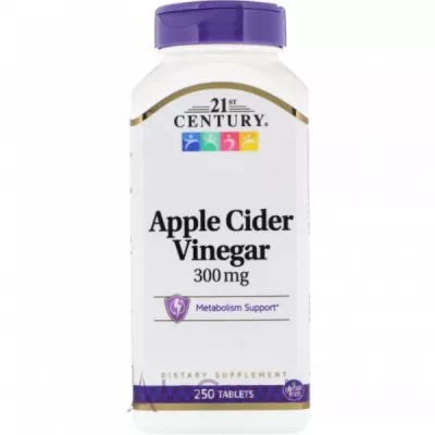 21st Century Apple Cider Vinegar 300 mg ����������� ������� 