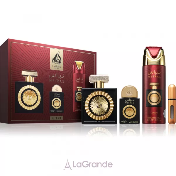 Lattafa Perfumes Nebras ����� (��������������� ���� 100 �� + ��������������� ���� 20 �� + ���������� 200 ��)