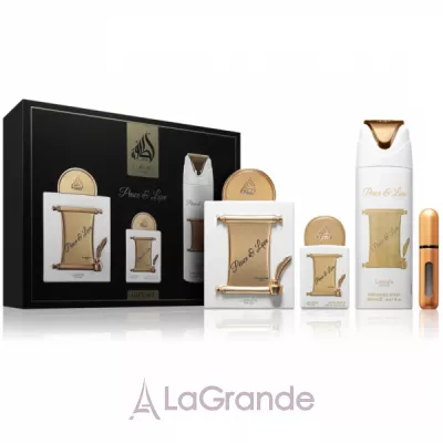 Lattafa Perfumes Peace & Love ����� (��������������� ���� 100 �� + ��������������� ���� 20 �� + ���������� 200 ��)