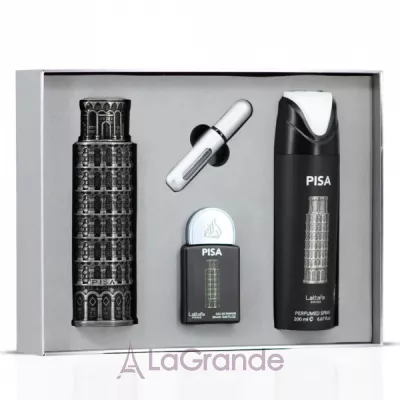 Lattafa Perfumes Pisa ����� (��������������� ���� 100 �� + ��������������� ���� 20 �� + ���������� 200 ��)
