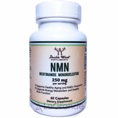 Double Wood NMN Nicotinamide Mononucleotide 250 mg ĳ������ ������� NMN (ͳ�������-�������������) 250 ��